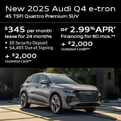 Audi Q4 e-tron Promotional Offer